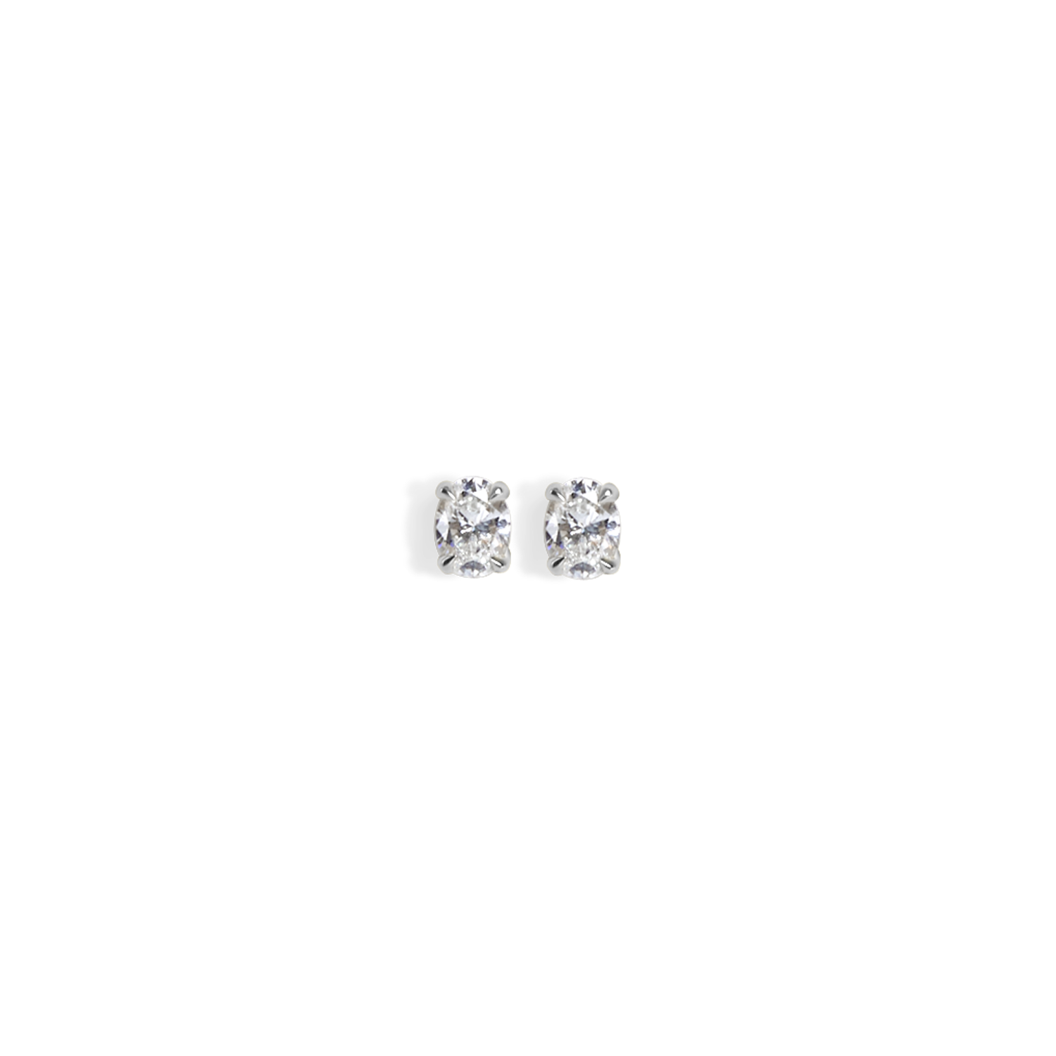 Kishani Aura 1.5ct Oval Diamond Studs