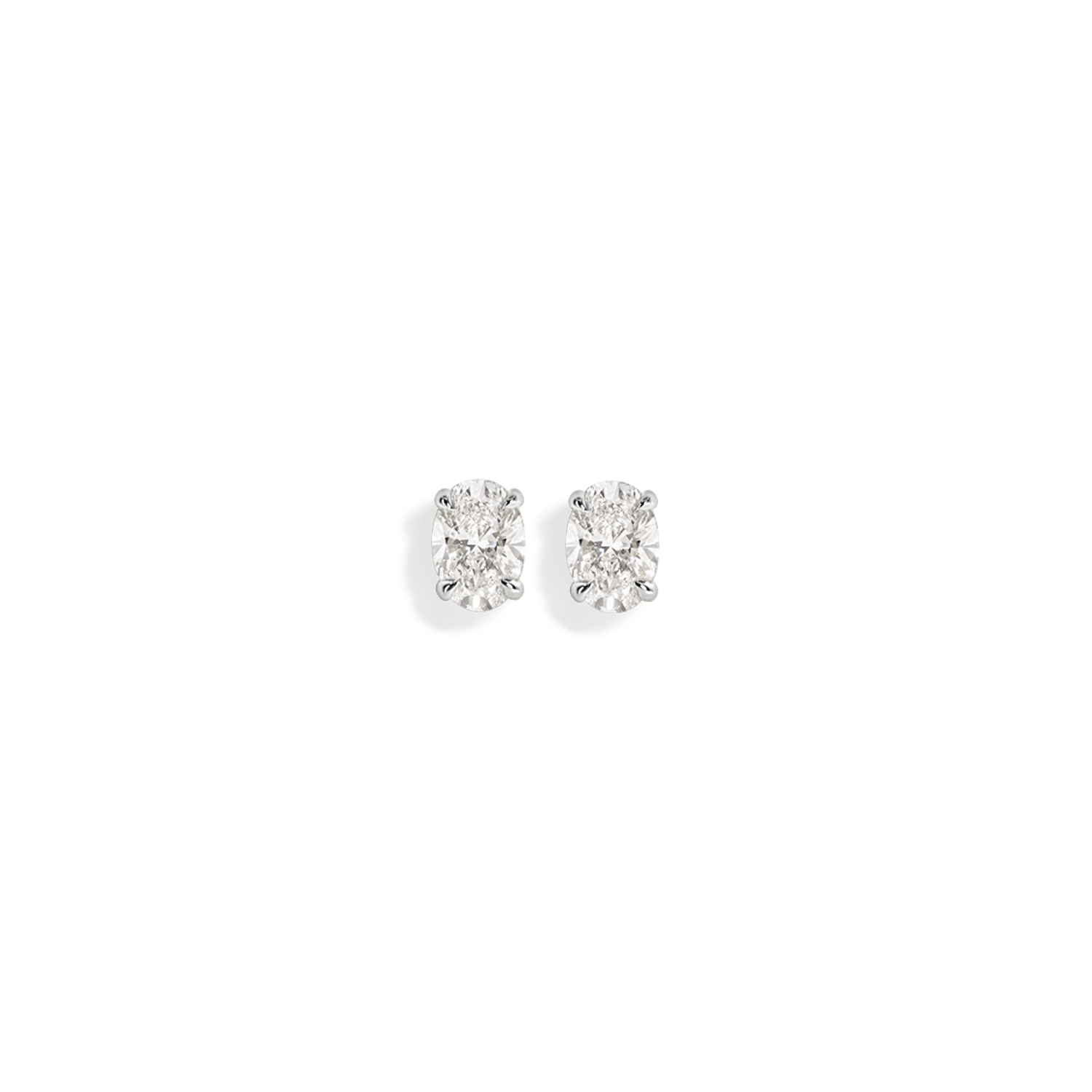 Kishani Aura 1.5ct Oval Diamond Studs