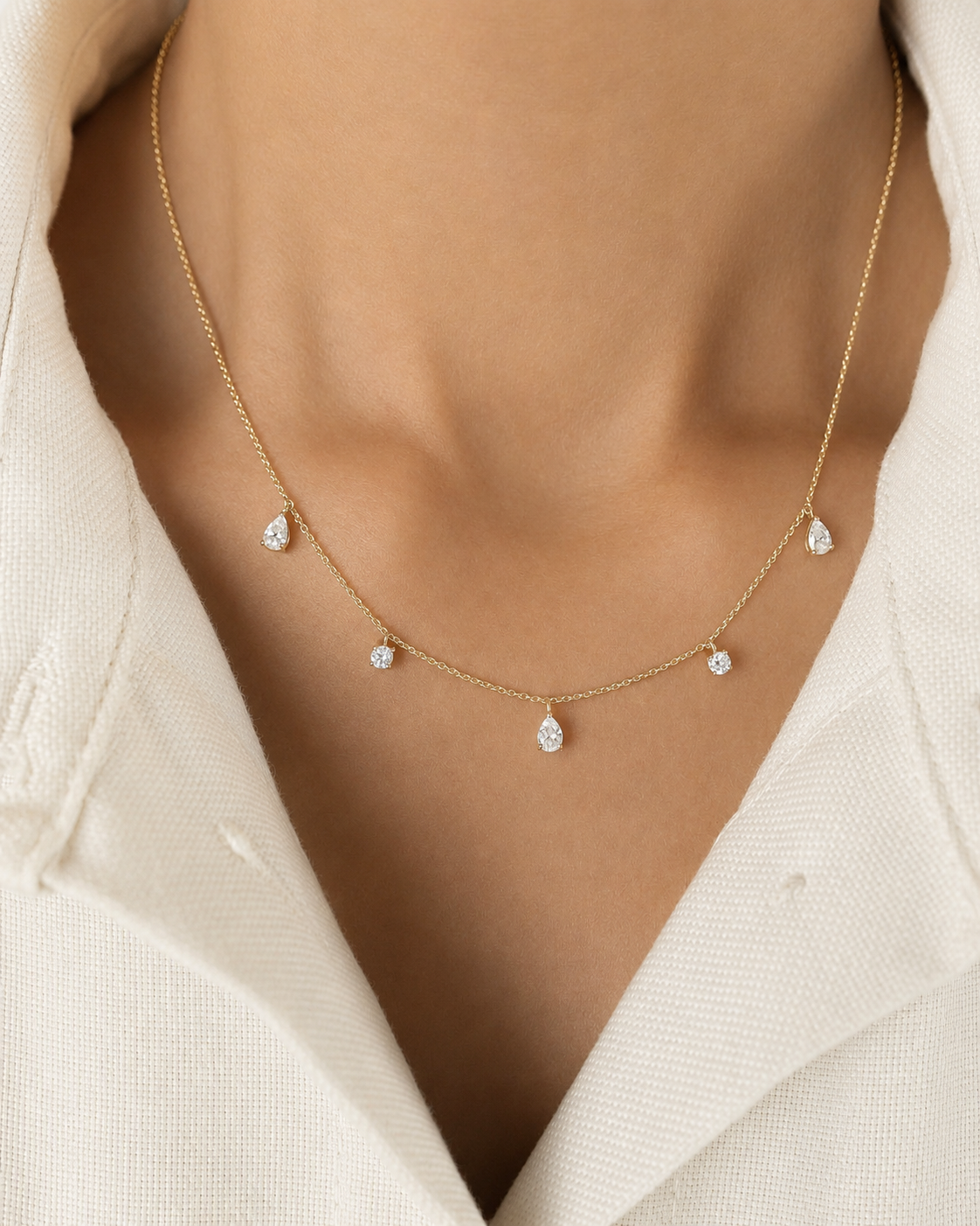 Eliana drop necklace