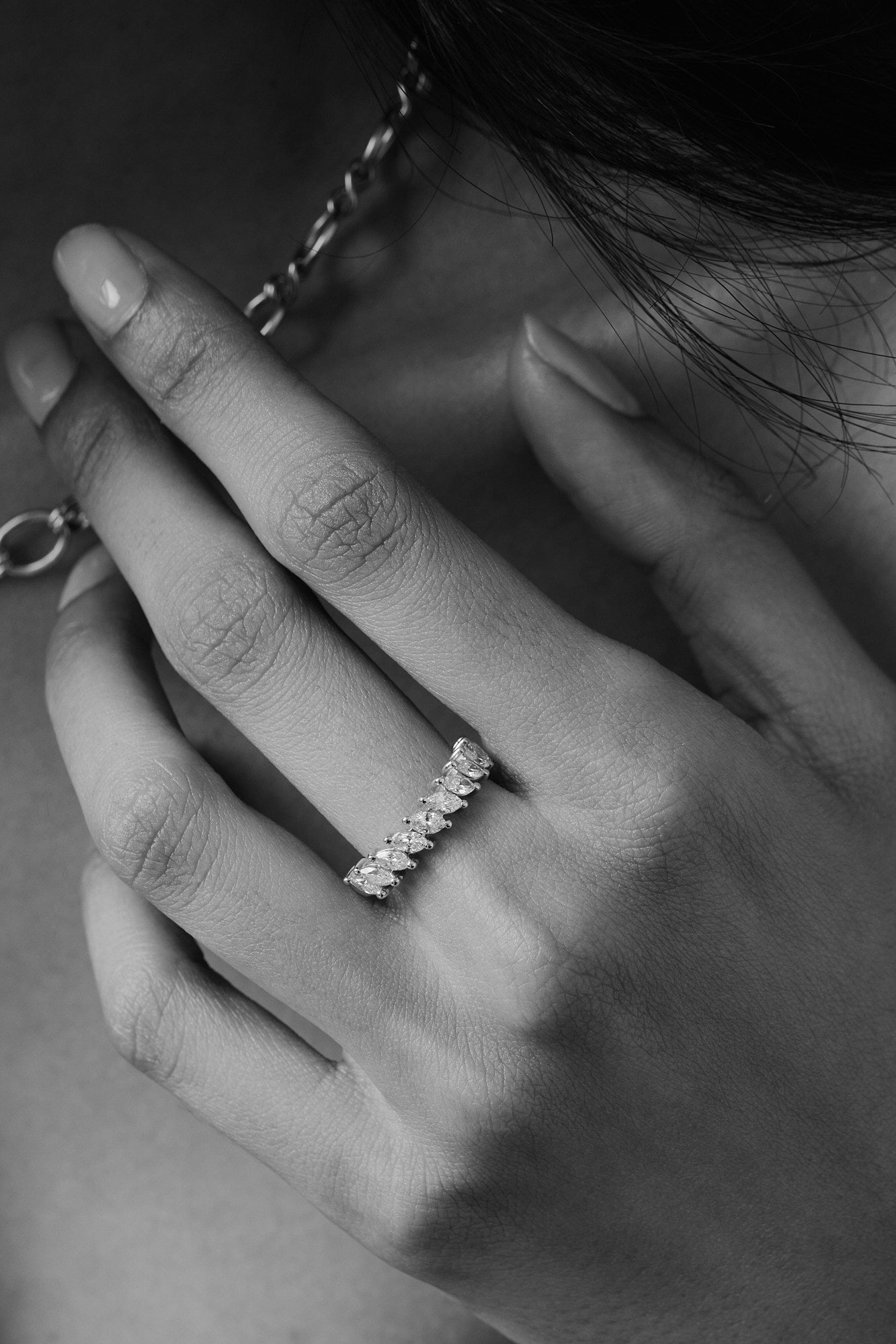 Marquise Tennis Ring