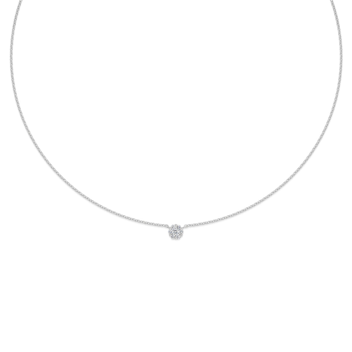 Ava round necklace