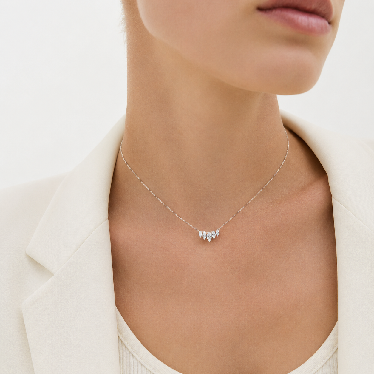 Skye marquise necklace