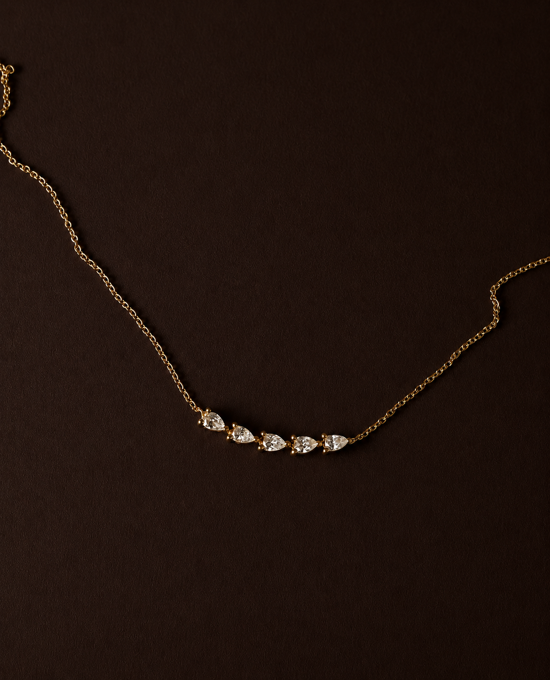 Nola pear chain necklace