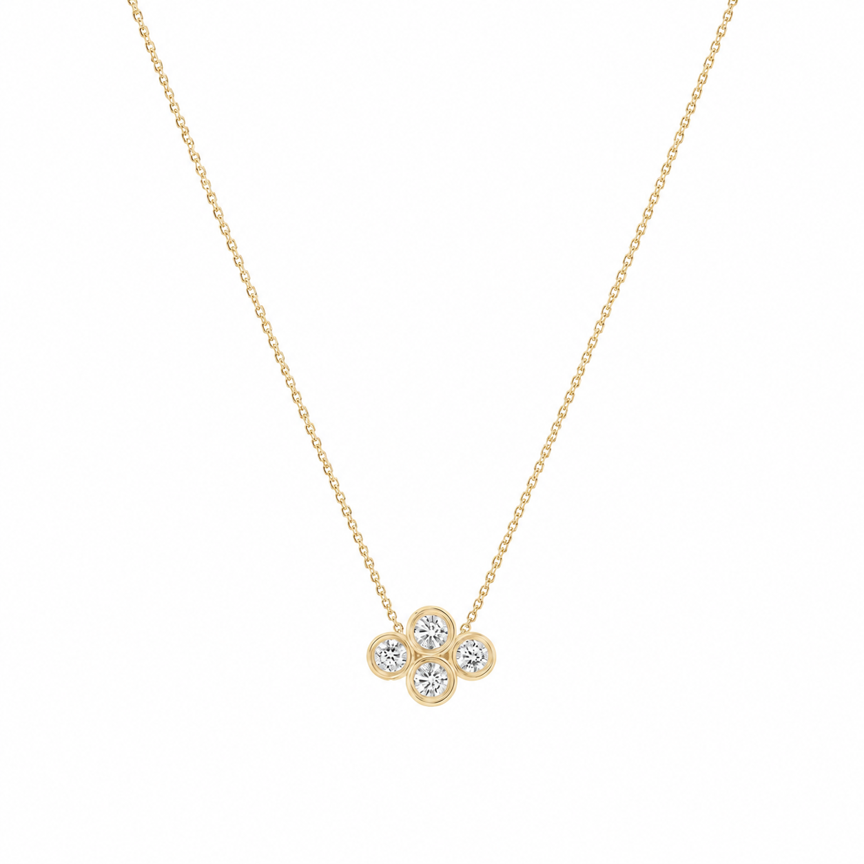 Jean cluster necklace