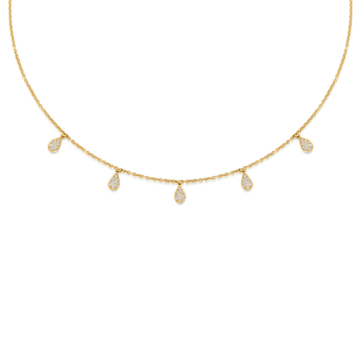Lily drop necklace