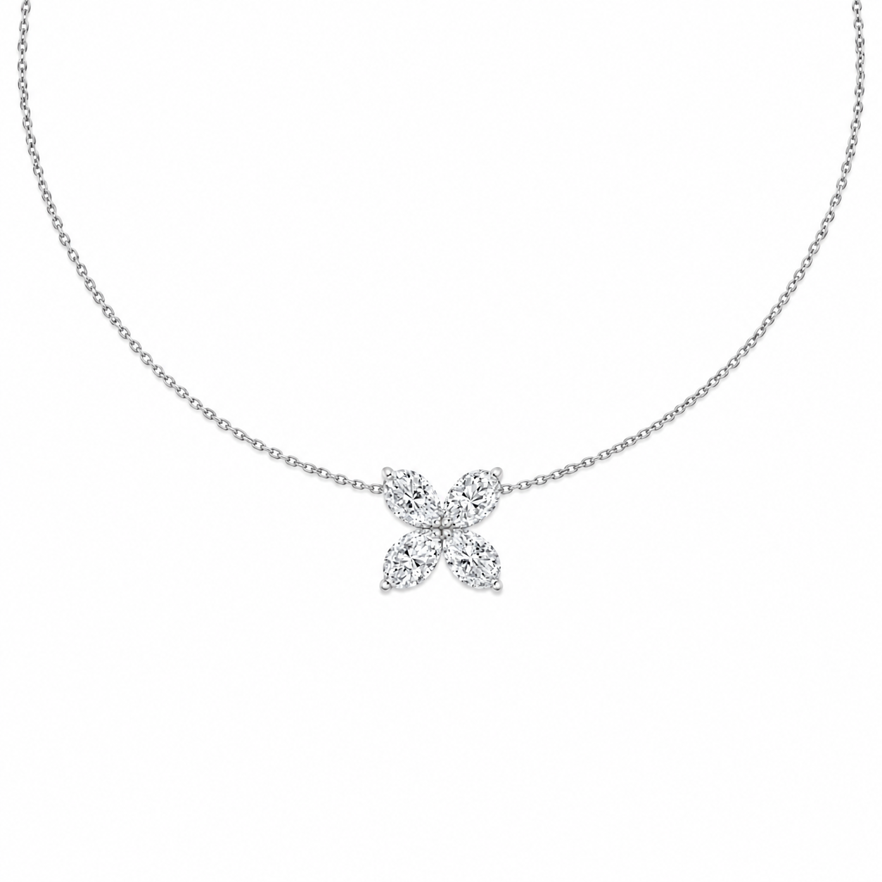 Bella pear necklace