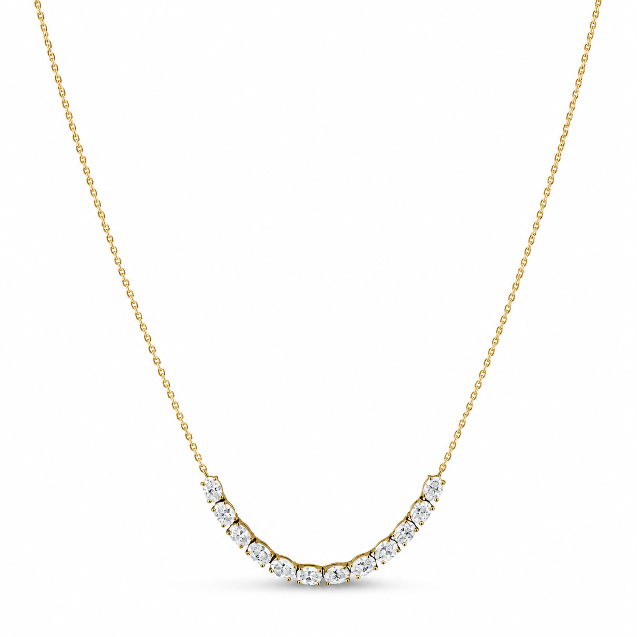 Emily oval necklace