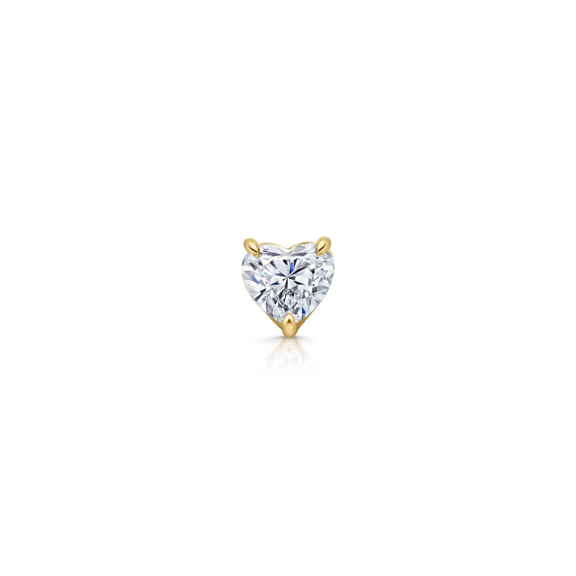 Kishani Amore 1.5ct Heart-Shaped Studs
