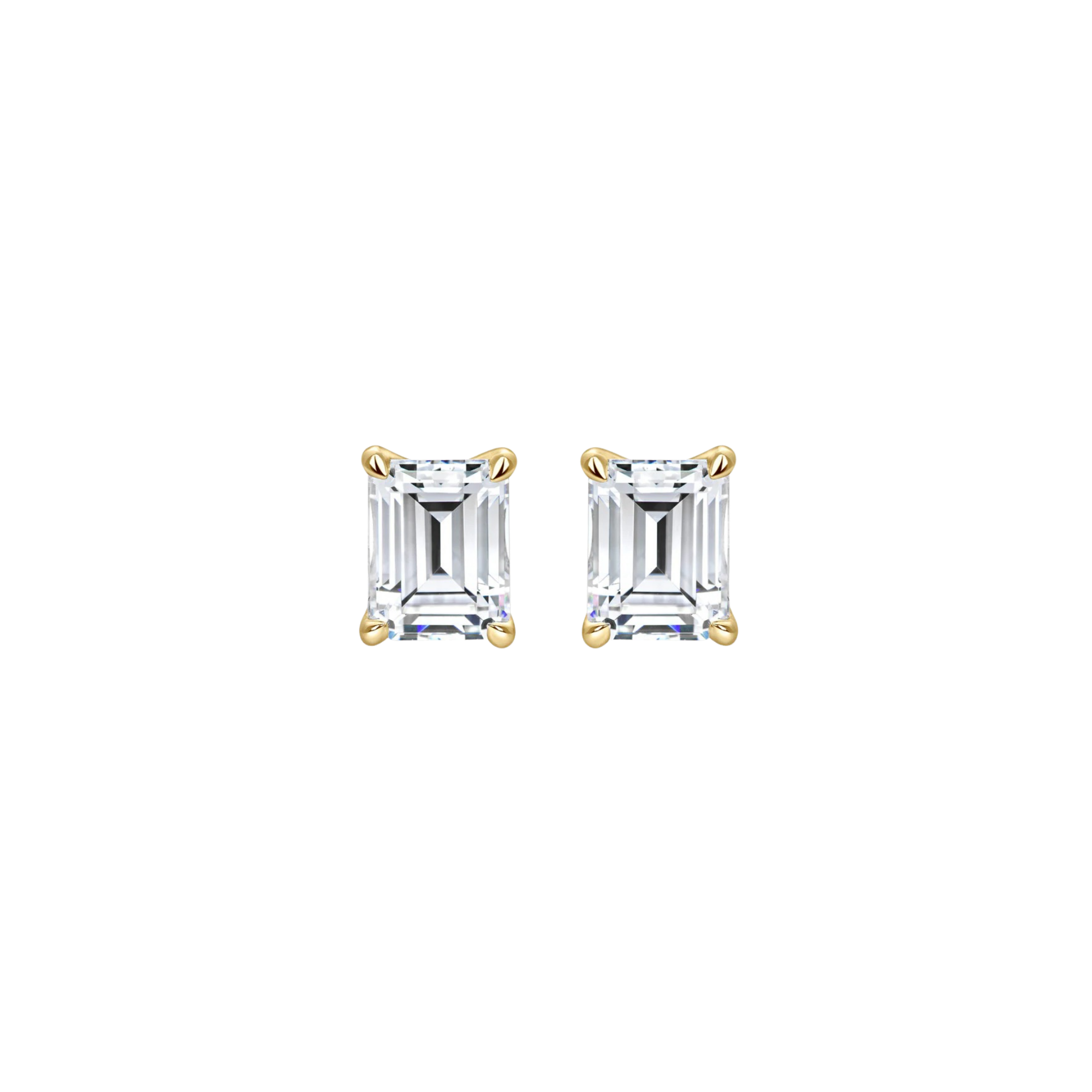 Kishani Lumina 1.5ct Emerald-Cut Studs