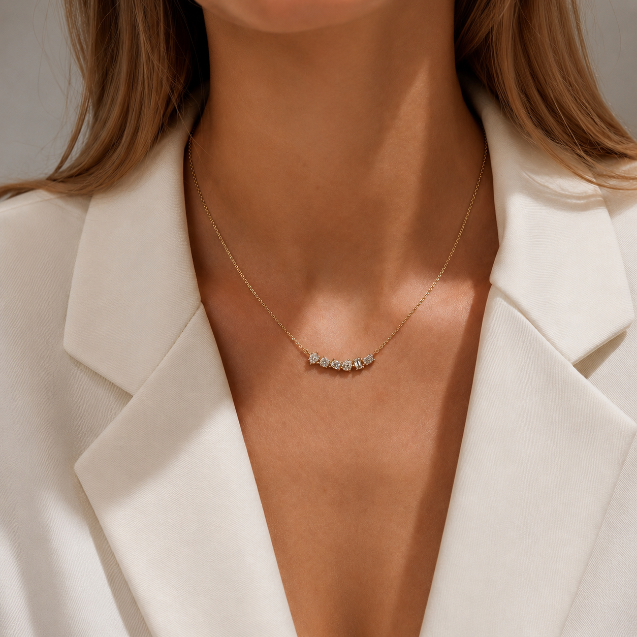 Noah scattered chain necklace