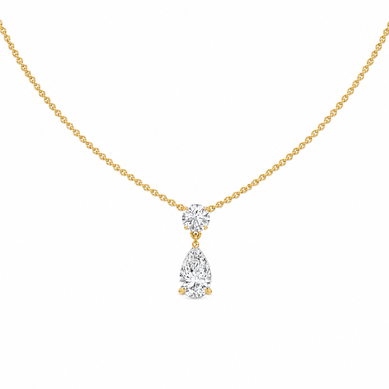 Rio duo drop necklace