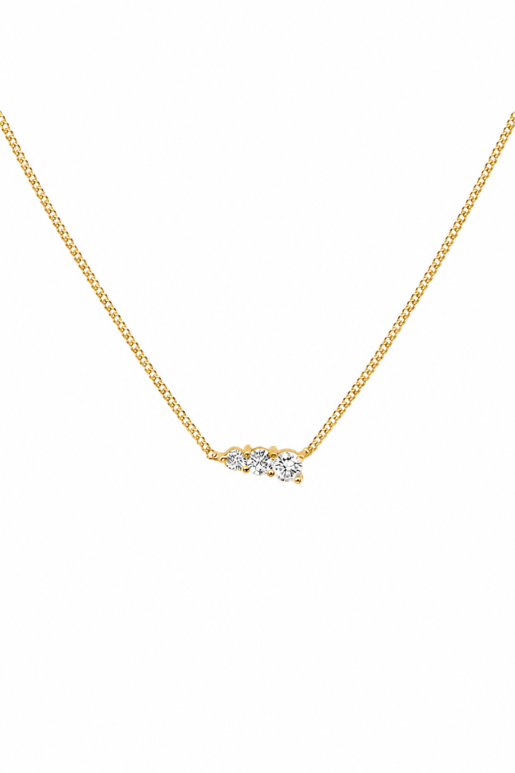 Hazel round chain necklace