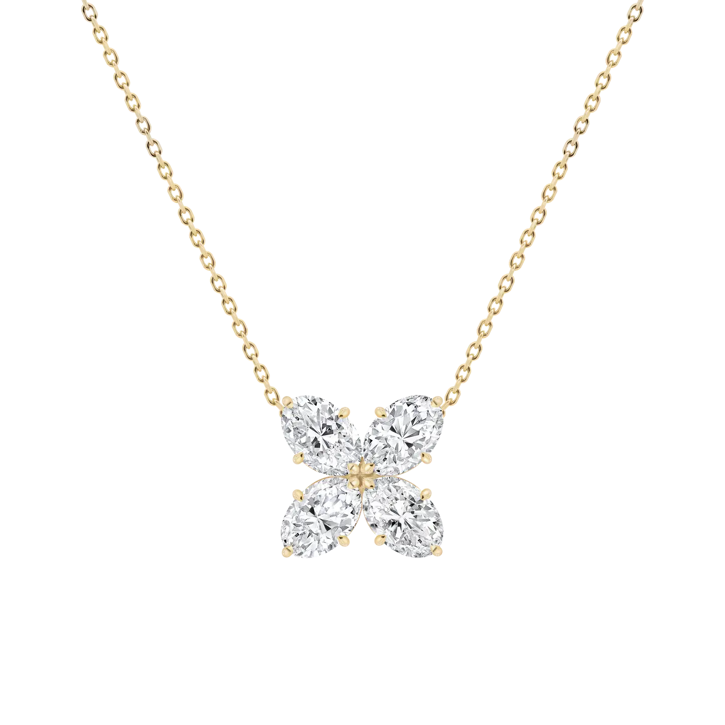 Bella pear necklace