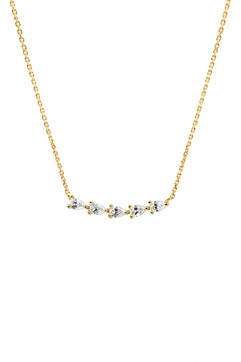 Nola pear chain necklace