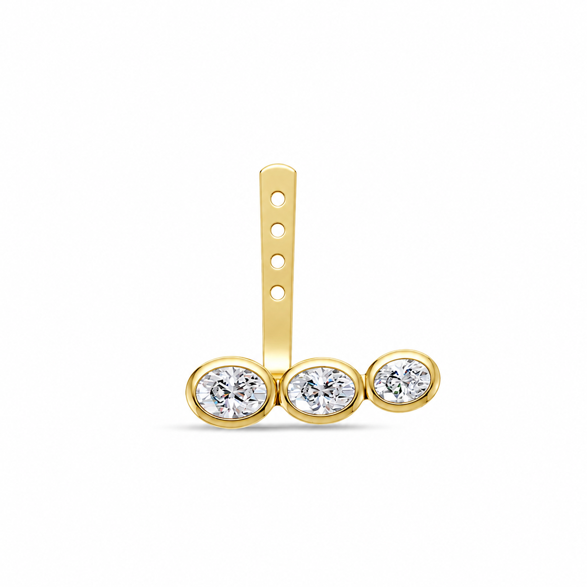 Skylar jacket trio oval earring
