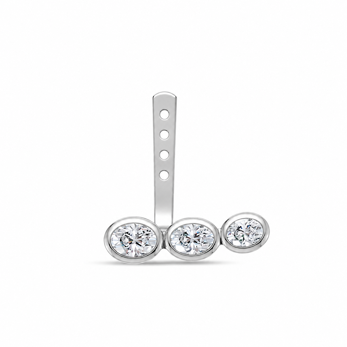 Skylar jacket trio oval earring