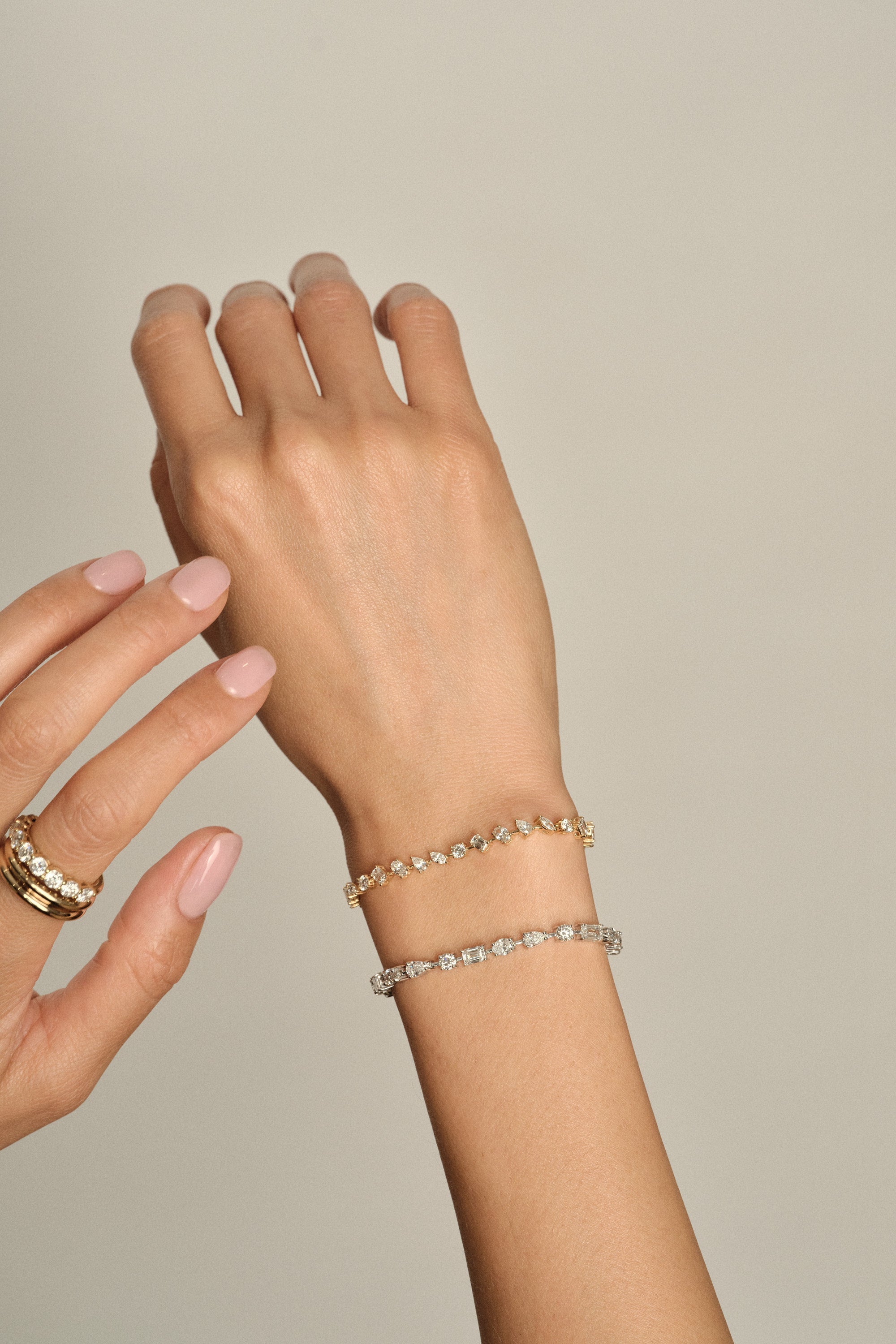 The Grand Scattered Diamond Bracelet