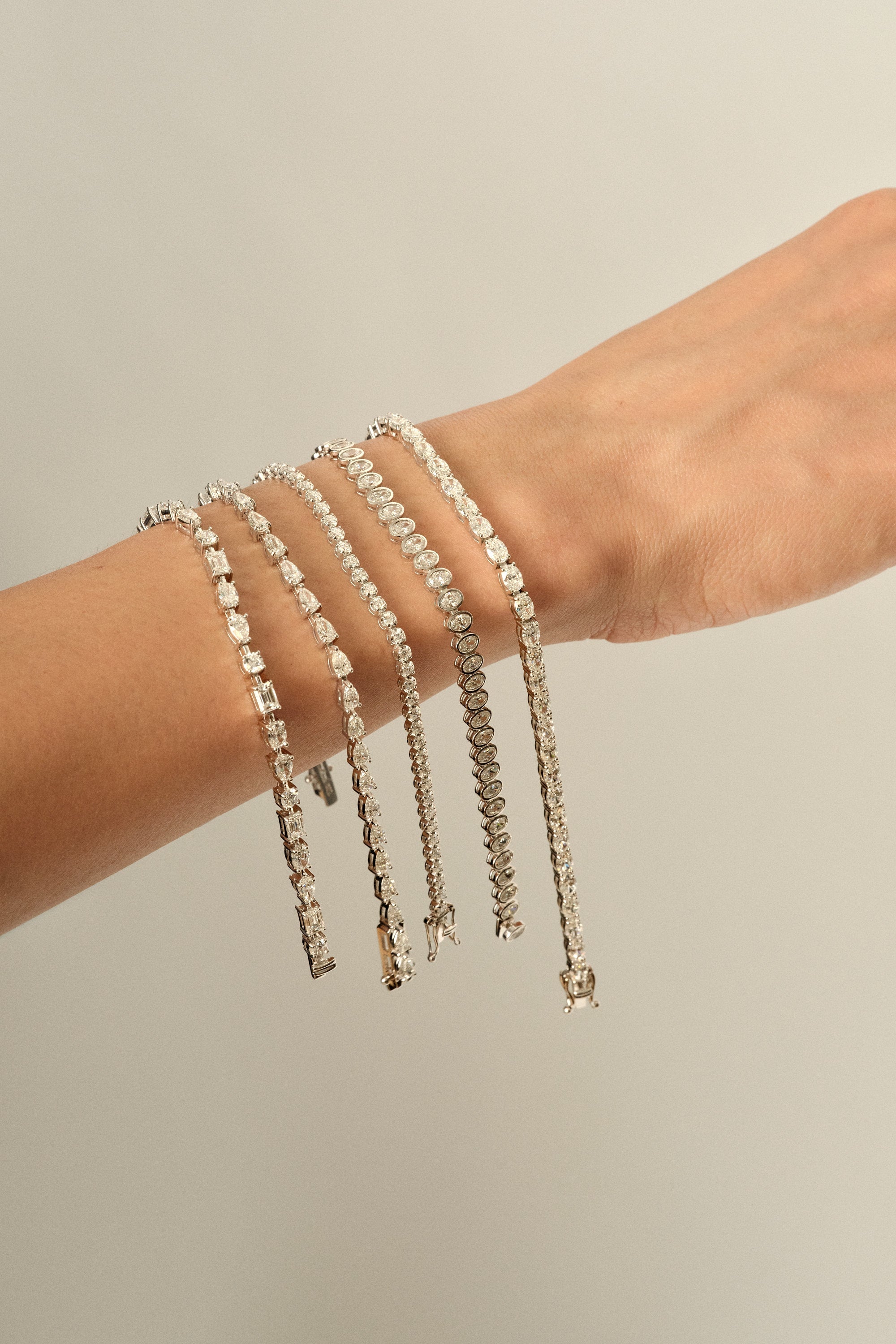 Grand Pear Tennis Bracelet