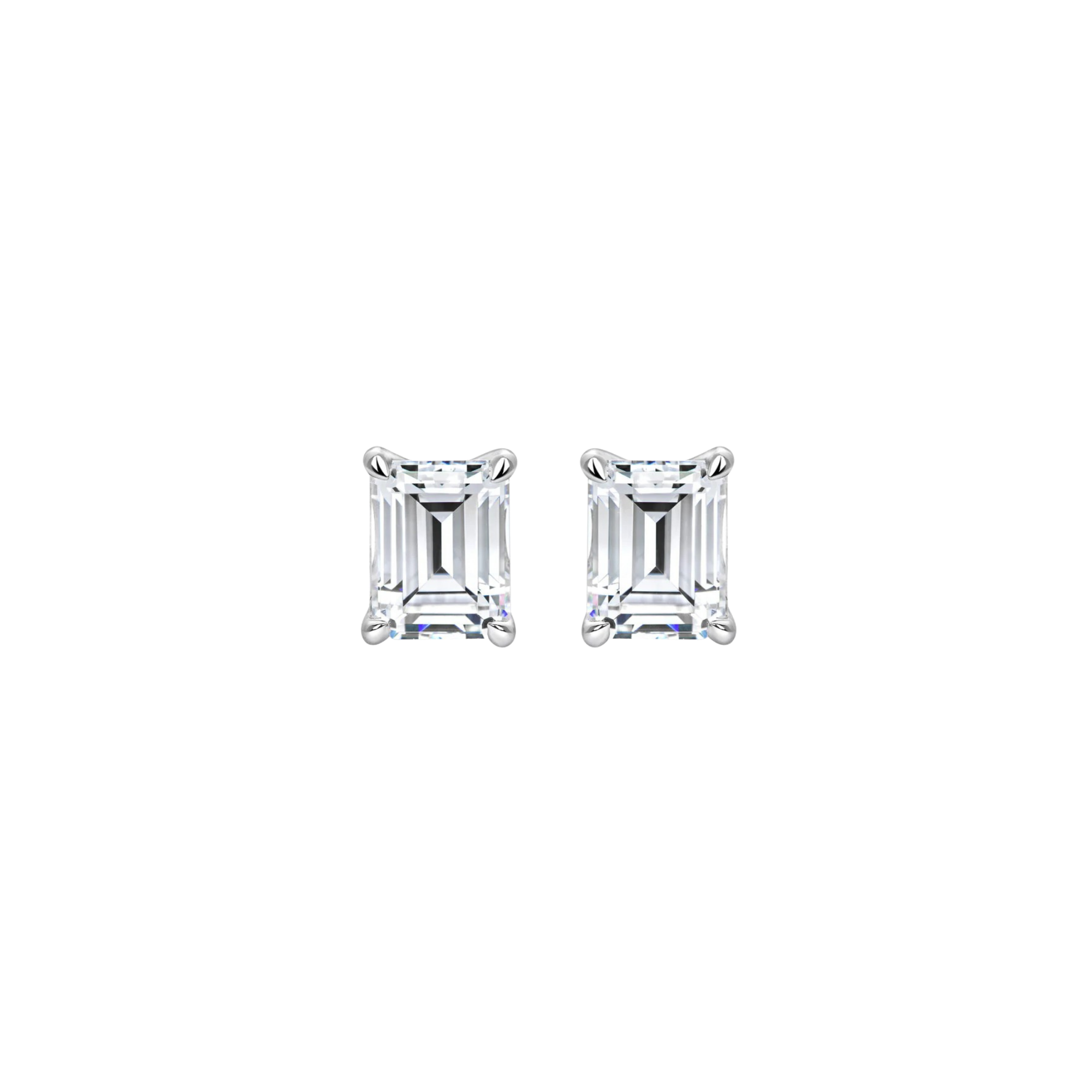Kishani Lumina 1.5ct Emerald-Cut Studs