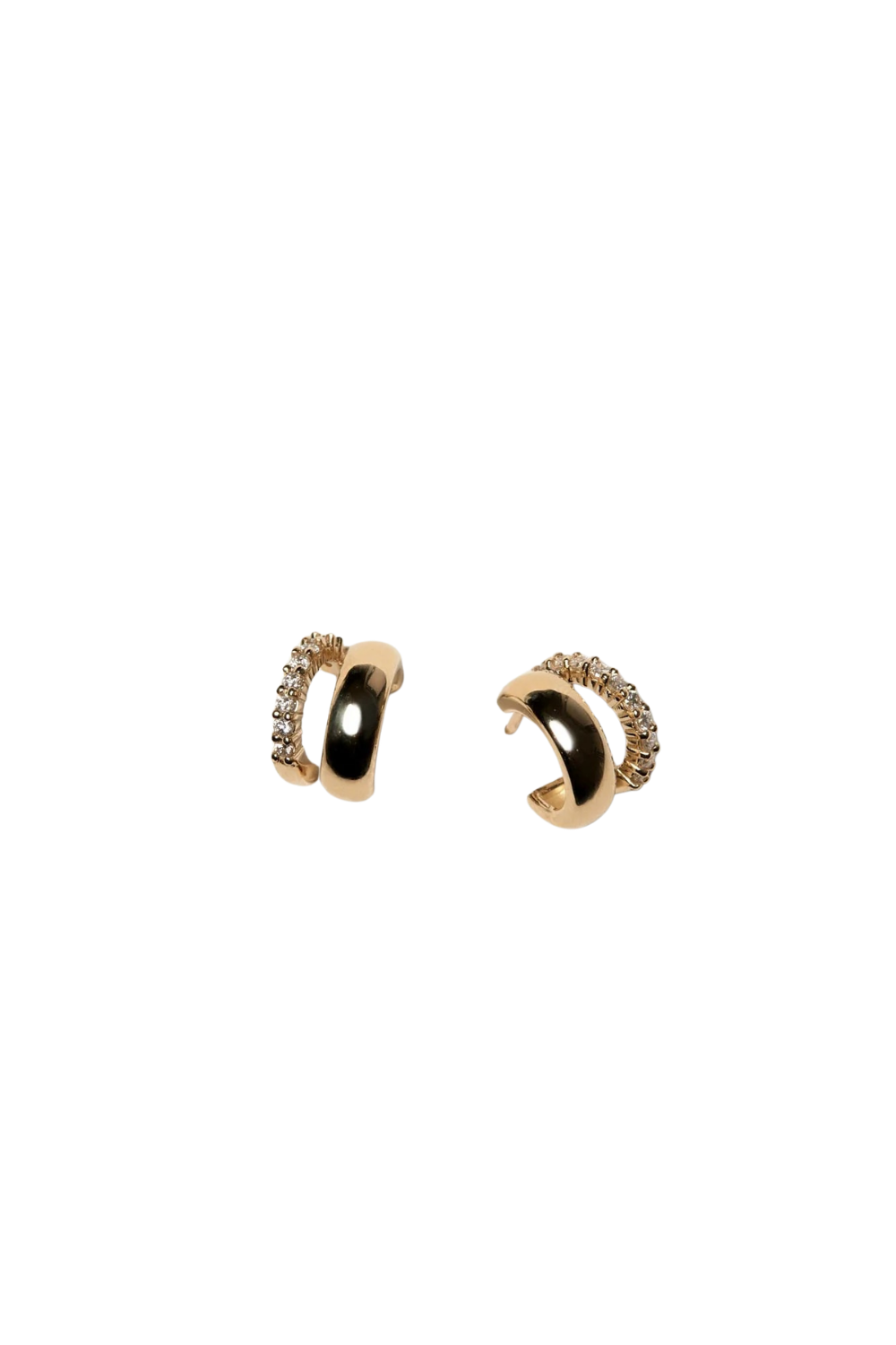 Band Diamond Earrings