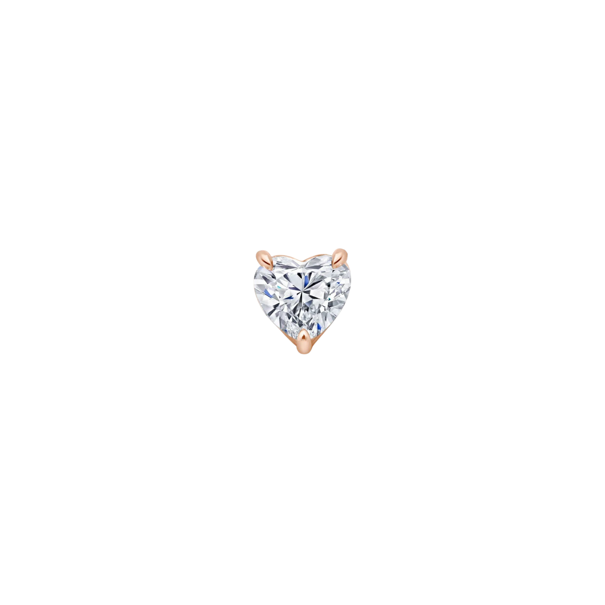 Kishani Amore 1.5ct Heart-Shaped Studs