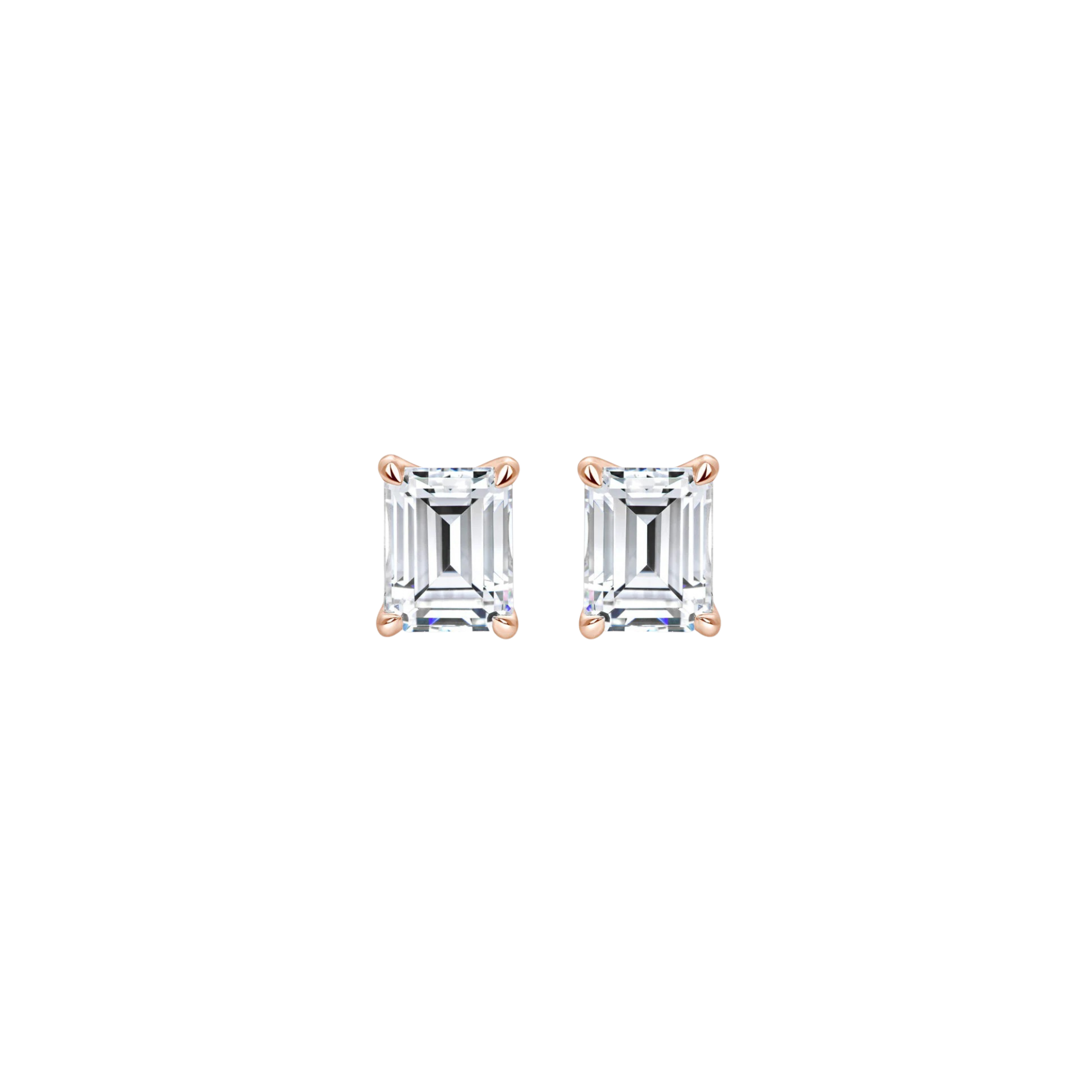 Kishani Lumina 1.5ct Emerald-Cut Studs