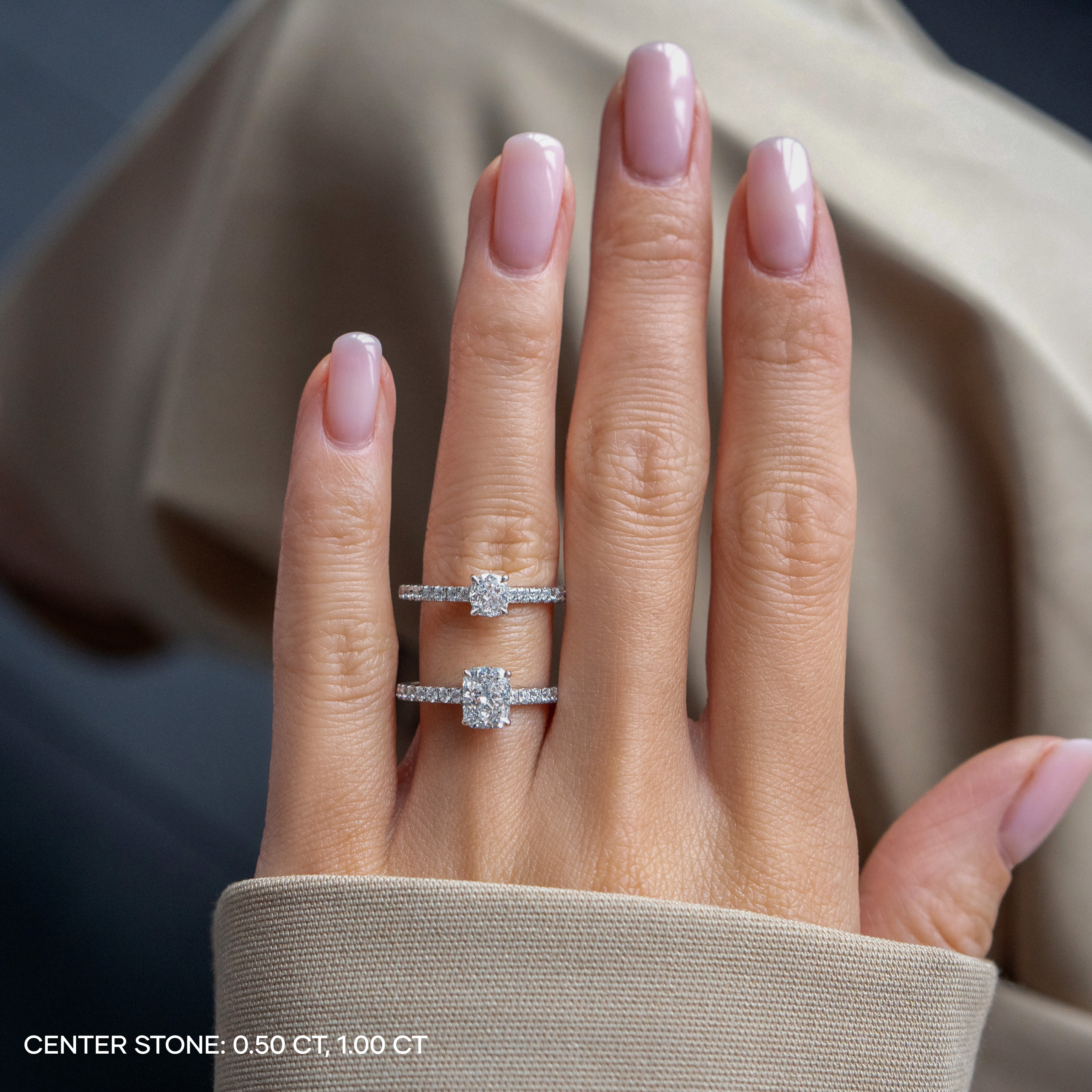 Adele Pavé Cushion Ring II
