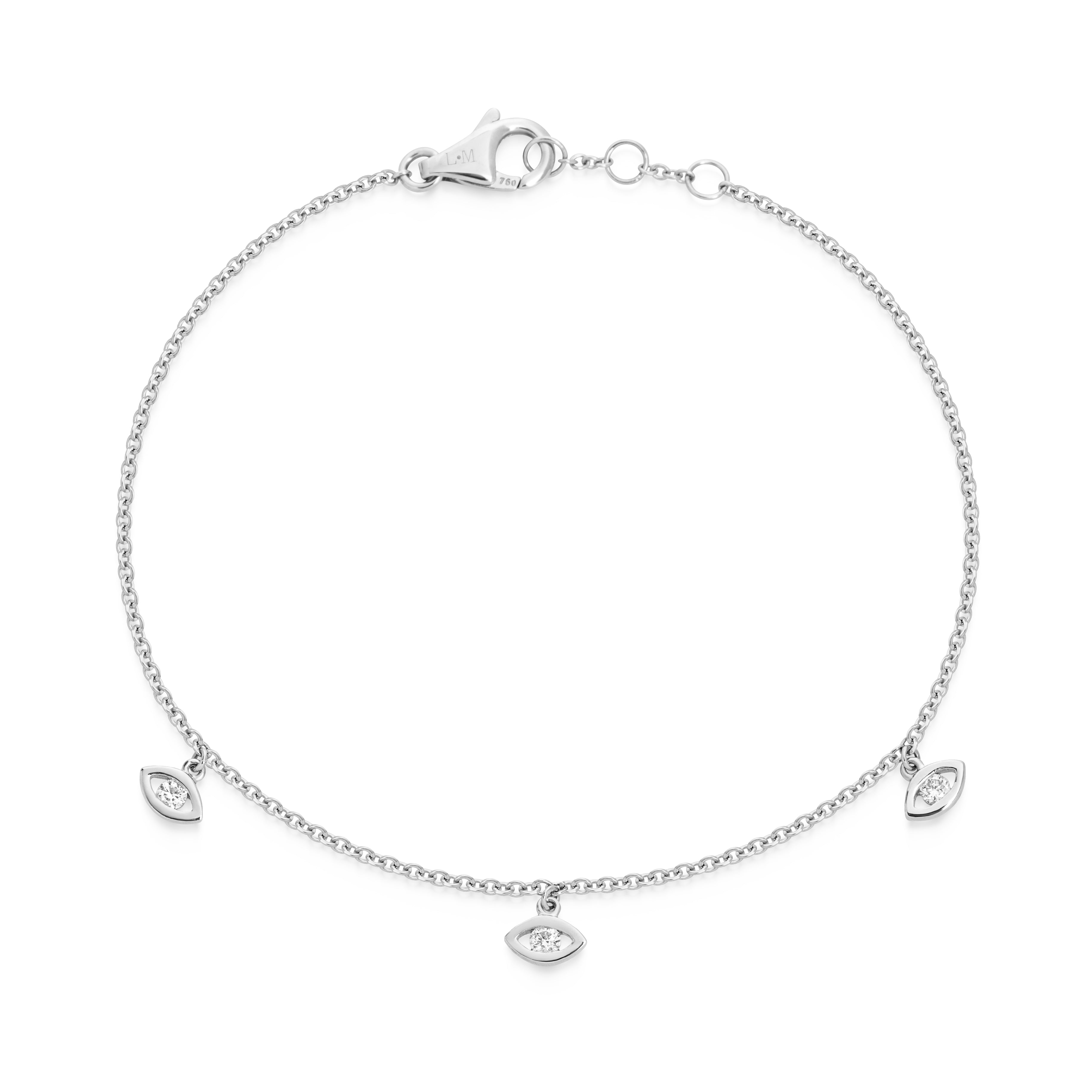 Evil Eye Diamond Bracelet