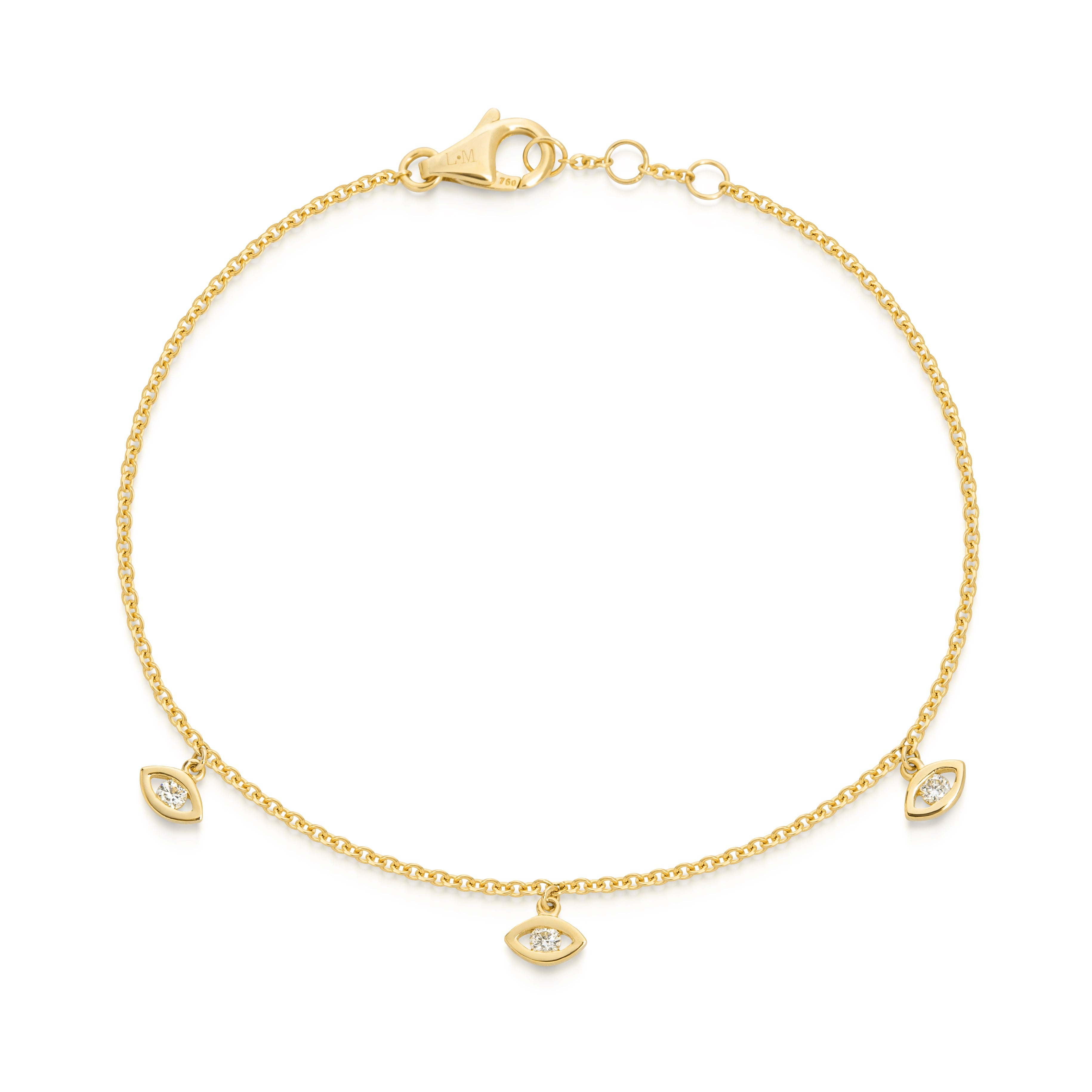 Evil Eye Diamond Bracelet