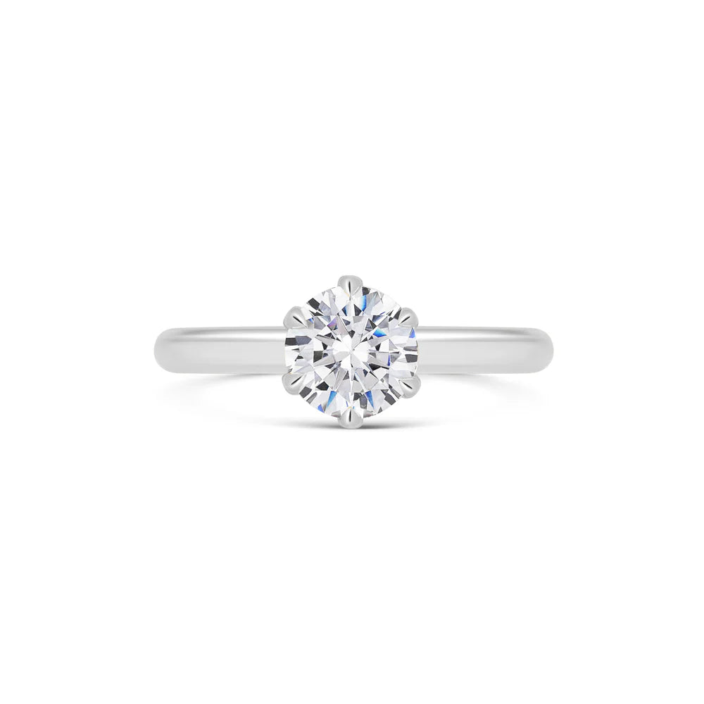 Chloe Round Brilliant Solitaire Ring