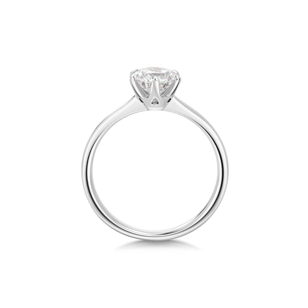 Chloe Round Brilliant Solitaire Ring