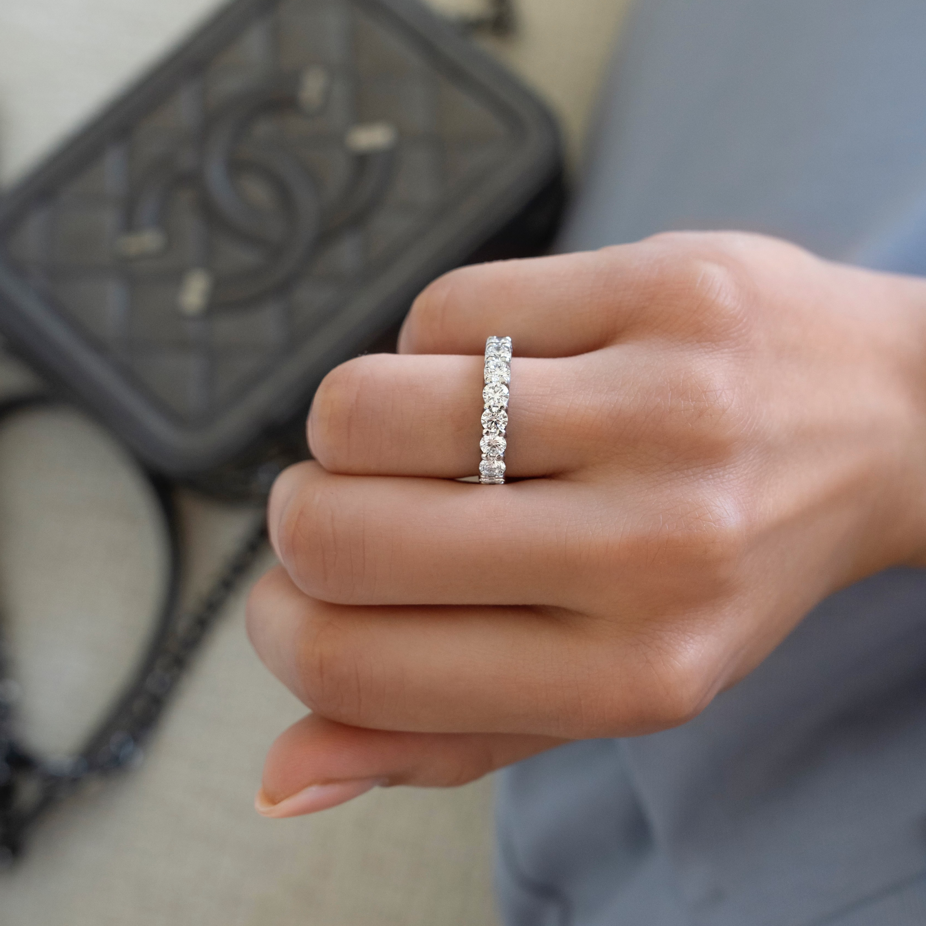 Devon Round Eternity Band