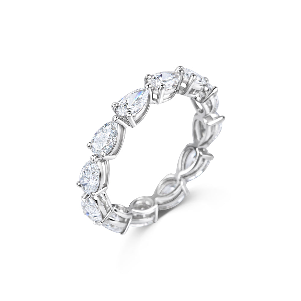 Celia Pear Eternity Band