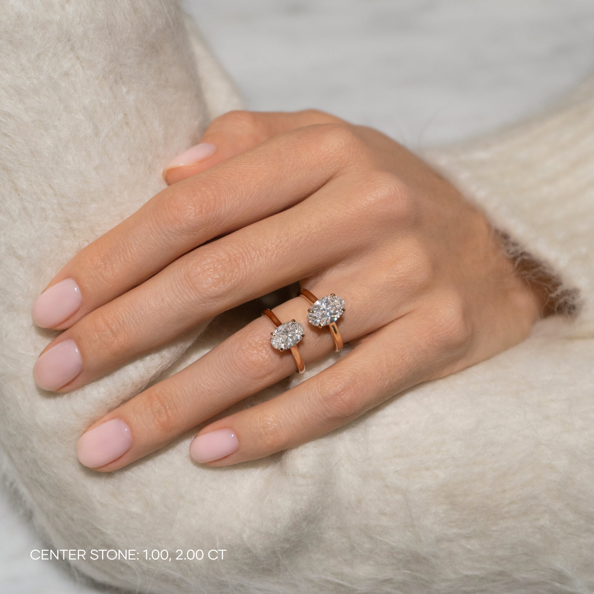 Alara Oval Solitaire Ring