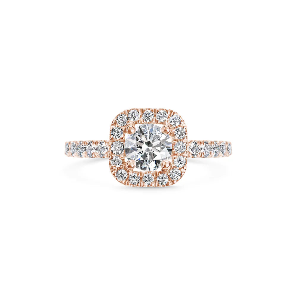 Martinez Round Halo Ring