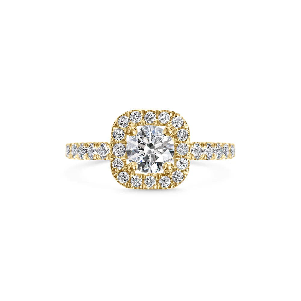 Martinez Round Halo Ring