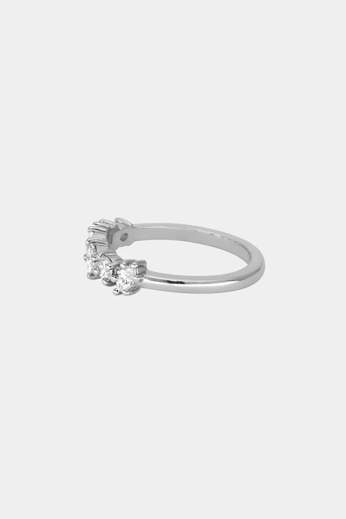 Scattered Diamond Ring