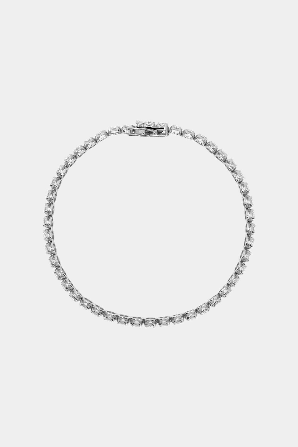 The Crown-Set Diamond Tennis Bracelet
