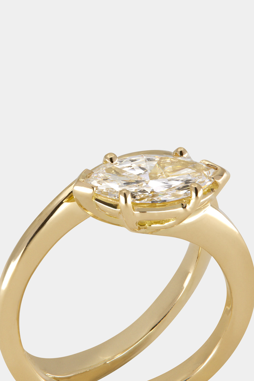 East-West Marquise Signature Ring
