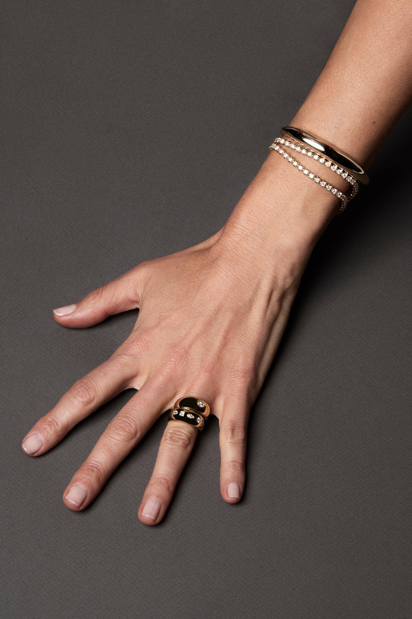 The Crown-Set Diamond Tennis Bracelet