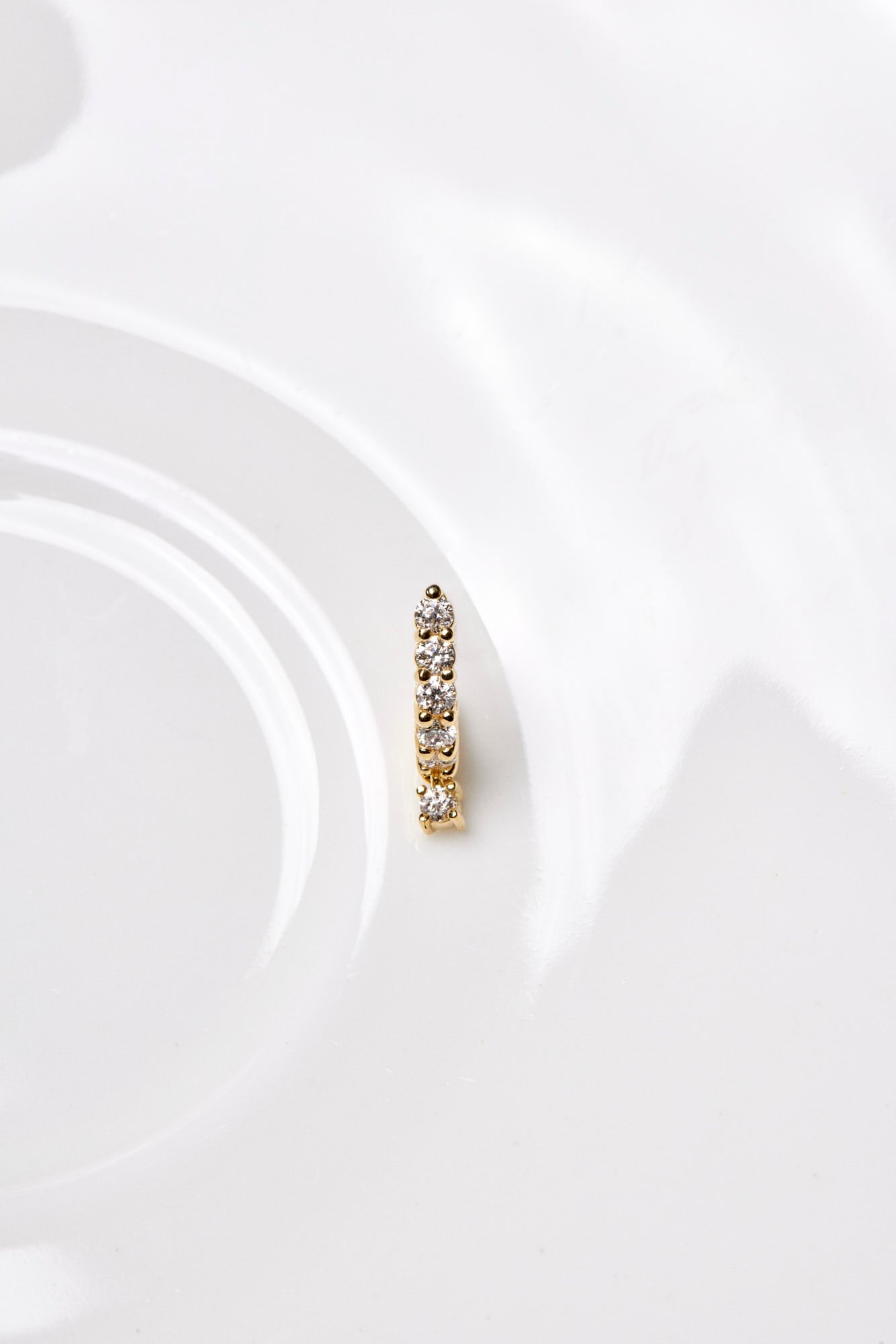 Hoop Diamond Earrings