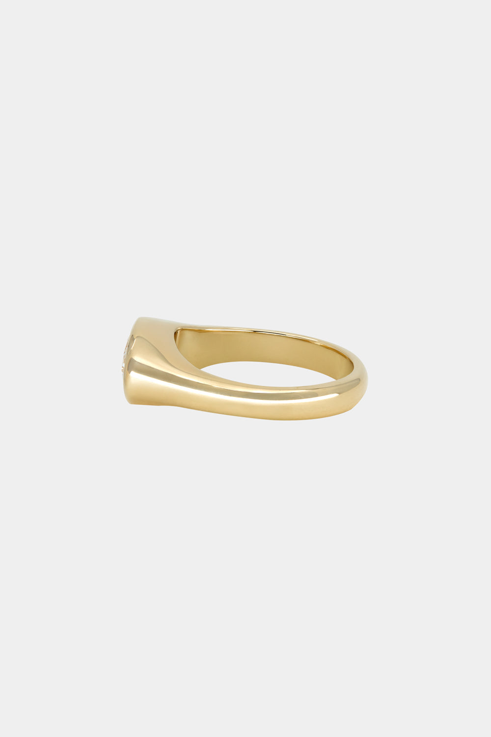 Insignia Oval Bezel Ring
