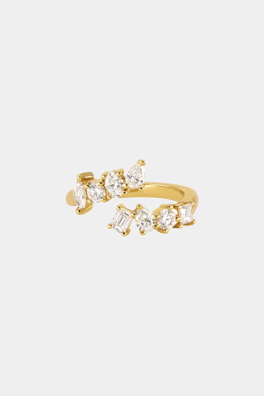 Mini Scattered Diamond Wrap Ring