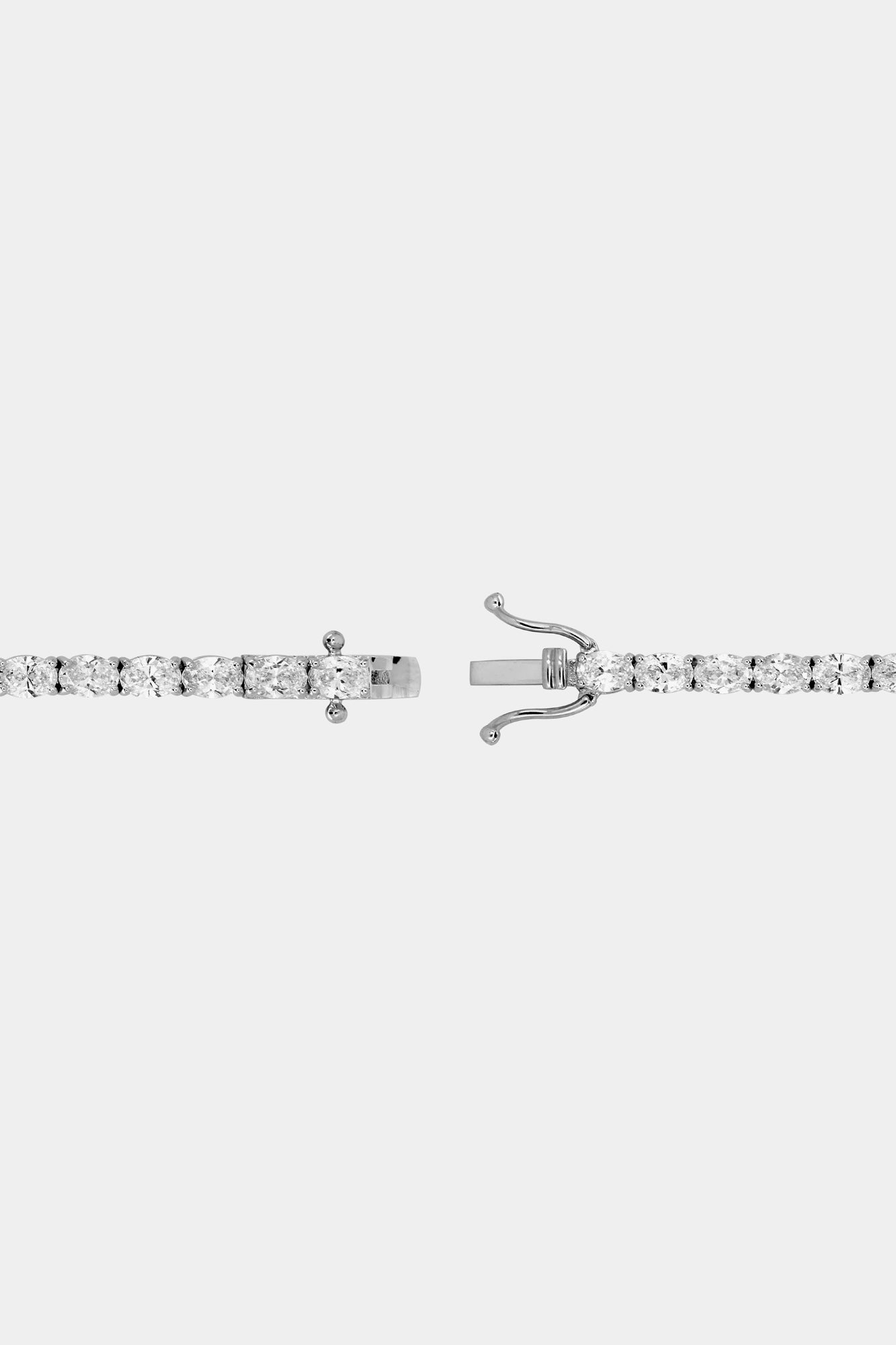 The Oval Diamond Tennis Bracelet