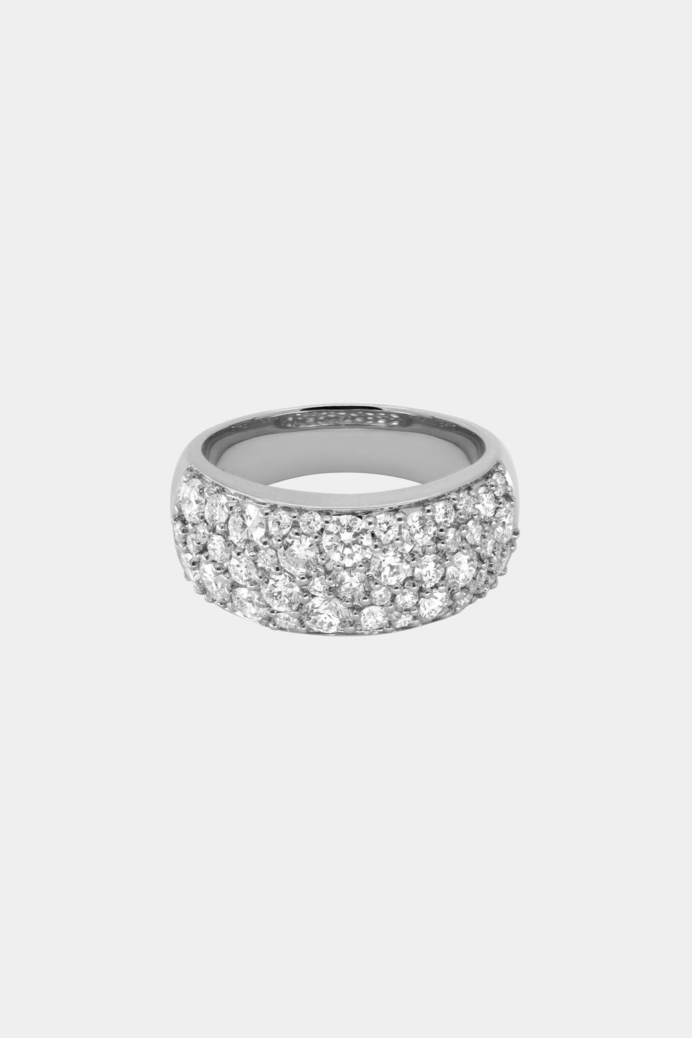 Pave Diamond Blob Ring