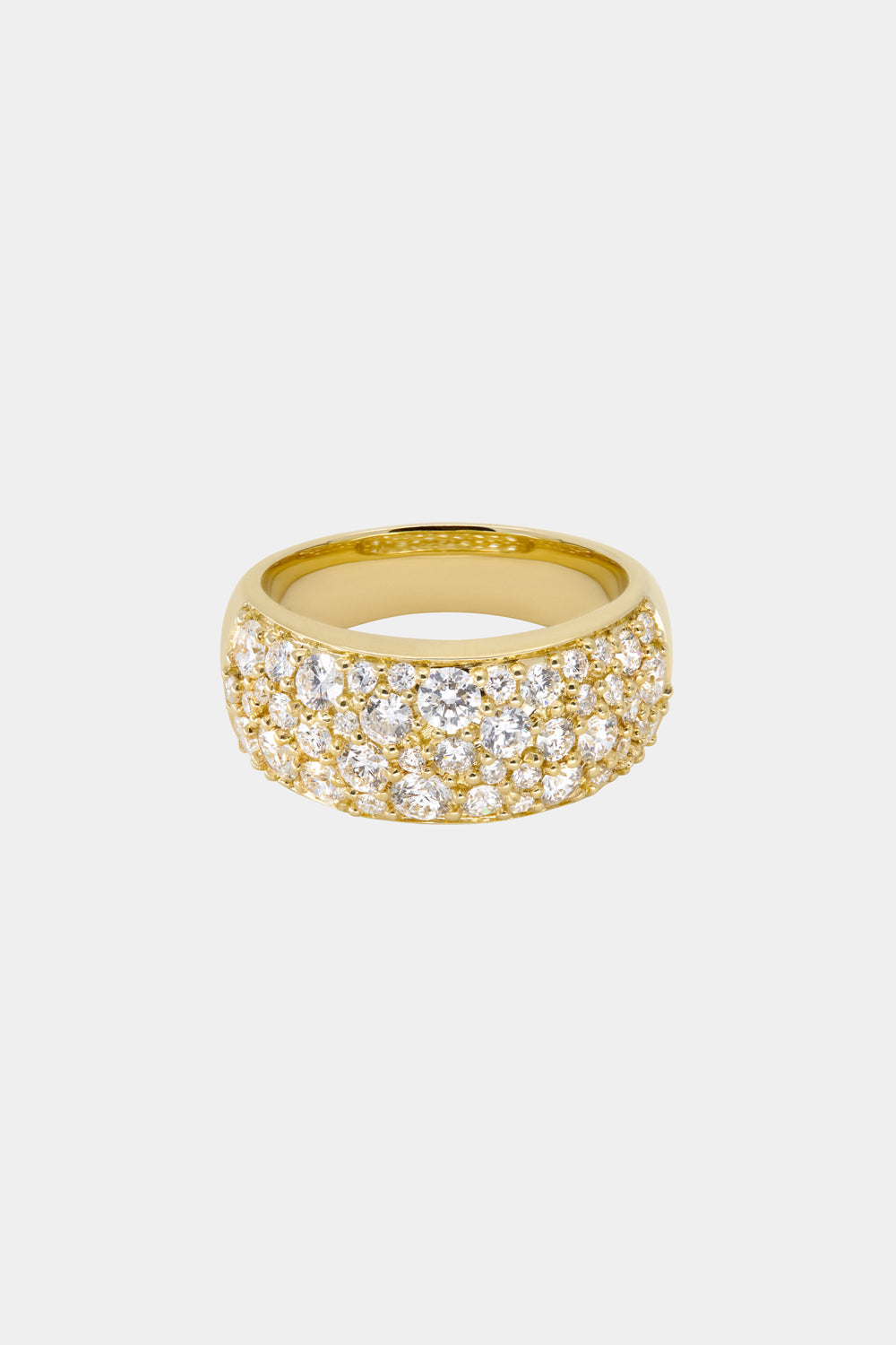 Pave Diamond Blob Ring