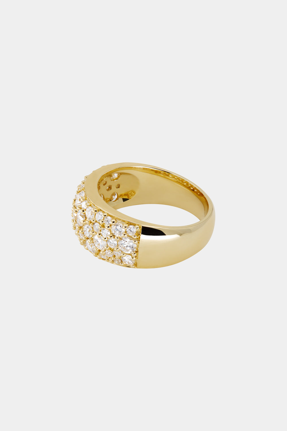 Pave Diamond Blob Ring