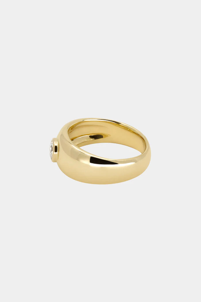 Luxe Pear Bezel Statement Ring