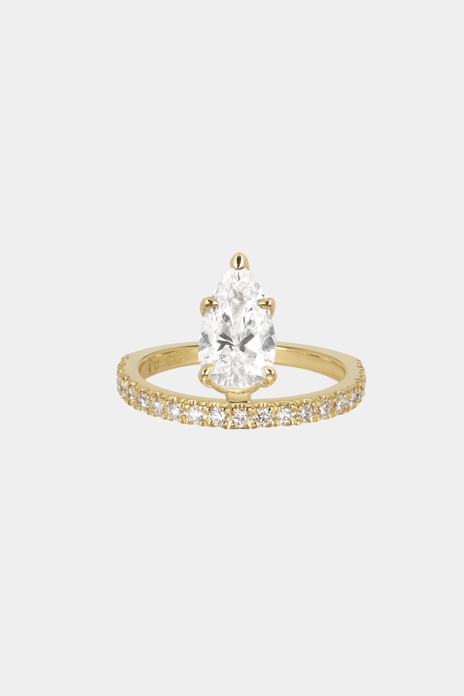 Harley Pear Statement Ring