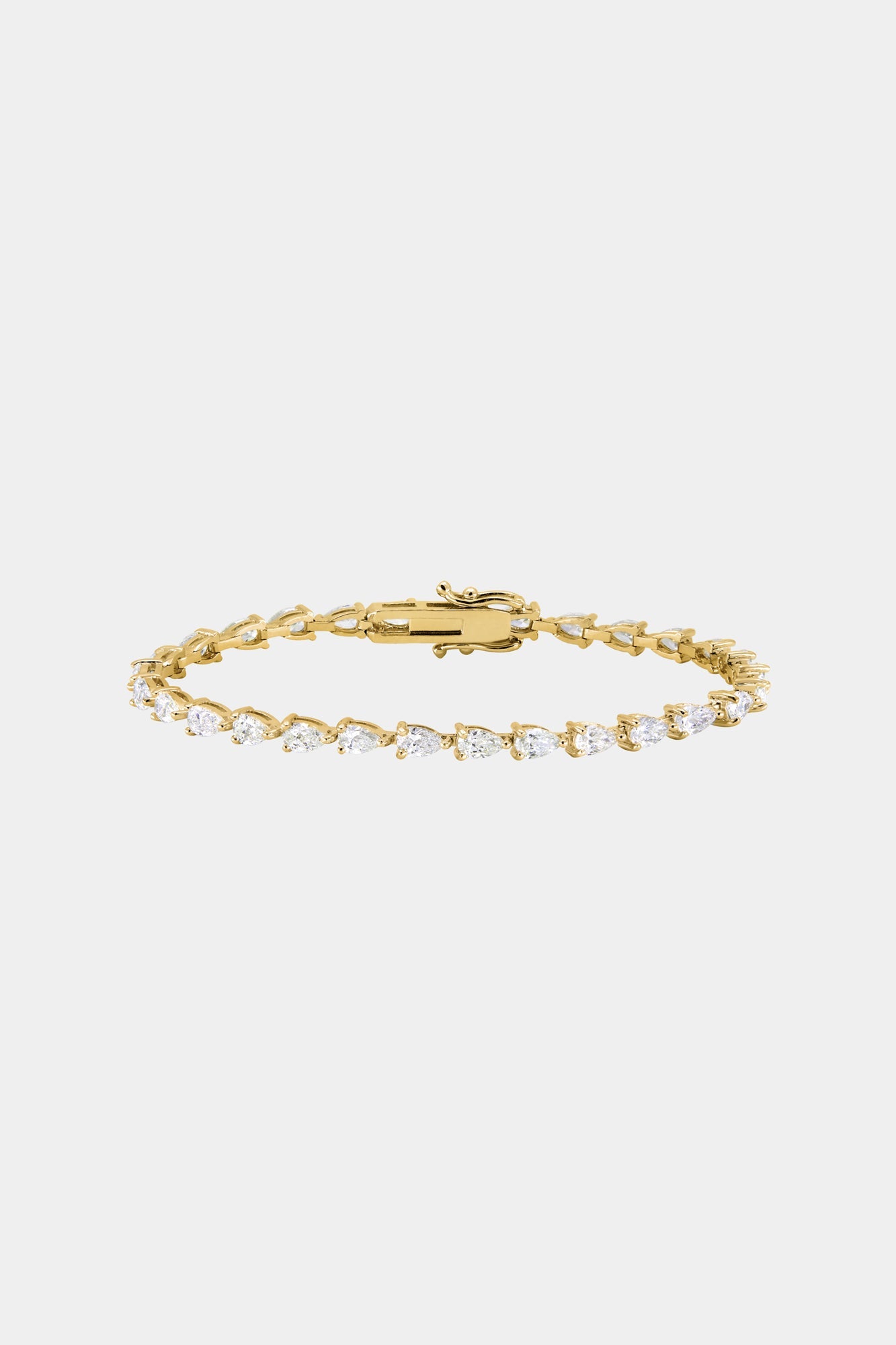 Grand Pear Tennis Bracelet